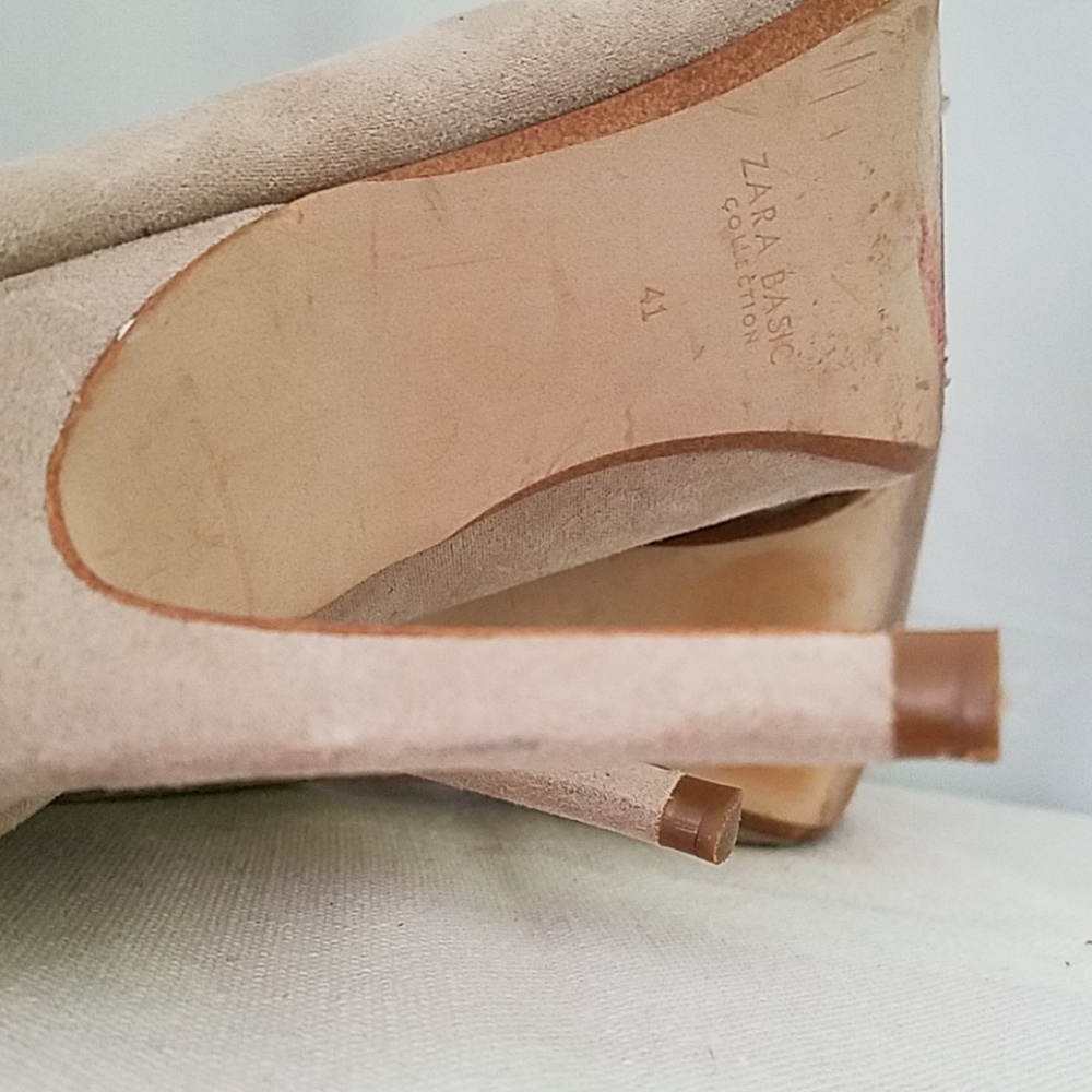 Zara Basic Collection Nude Booties - Picture 8 of 8